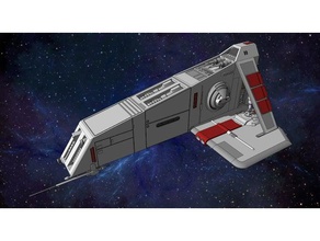 star wars grande escala do escravo 2 veículos boba fett jedi mandalorianas ficção científica 1 espaço nave espacial starwars 3d print model - Mito3D