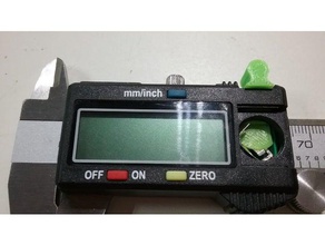 caliper battery separator improved parts cover saver digital off slider 3d print model - Mito3D