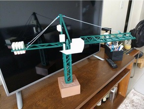 jaso j5010 tower crane miniature rc vehicles nsfw 3d print model - Mito3D