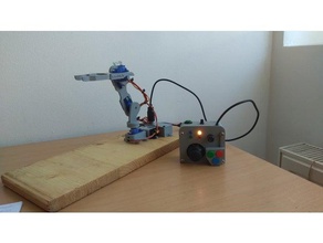 bras de robot sg90 9g servo l'ingénierie anet a8 arduino l'apprentissage pca9685 distance 3d print model - Mito3D