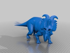 albertaceratops animais 3d print model - Mito3D