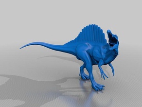 spinosaurus les animaux 3d print model - Mito3D