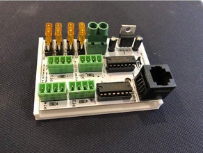 4 falcon-string diferansiyel denetleyicisi bağlayın elektronik falcon Noel piksel 3d print model - Mito3D