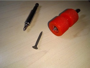 Trockenbau Werkzeug, verstellbare Schraube, stopper Teile bitholder hex bit 3d print model - Mito3D