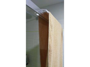 v&scaron&aacutek na run&iacutekosu&scaronku sprchov&eacute dveetowel hanger bathroom door 3d print model - Mito3D