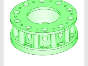 yuvarlak manyetik boncuk sorter biyoloji Biyokimya 3d print model - Mito3D