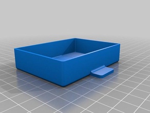 sir michaels drawer box hex pattern sides containers customized 3d print model - Mito3D