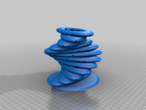 lampe loddls drehen Skulpturen 3d print model - Mito3D