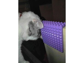 cat scratcher pets cats scratching toy corner furniture gadget kitty 3d print model - Mito3D