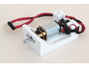 küçük dc motor mount elektronik 3d print model - Mito3D