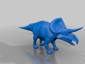 zuniceratops hayvanlar 3d print model - Mito3D