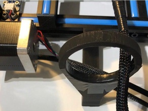 geeetech a30 heatbed guía de cable 3d la impresora partes soporte 3d print model - Mito3D