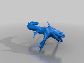 deniz ejderhası yaratıklar 3d print model - Mito3D