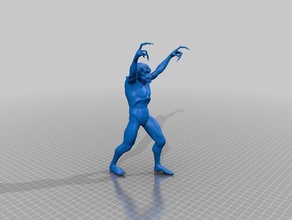 caduto creature 3d print model - Mito3D