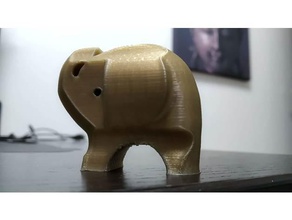 stylish elephant 2 animals nsfw 3d print model - Mito3D