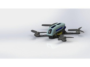 piloto (drone 160mm rc veículos drone racer fpv 3d print model - Mito3D