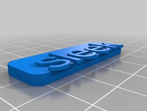 my customized name tags signs logos 3d print model - Mito3D