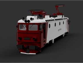 locomotiva a ea 060 electroputere craiova modelos 3dmodel modelo peças de estrada ferro trens escala em 3d print model - Mito3D