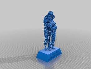 my customized sweethearts statue wedding anniversary else people 3d print model - Mito3D