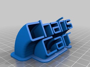 charis carr name plate office customized 3d print model - Mito3D