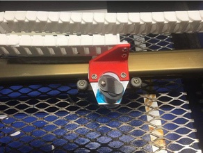 o suporte de montagem dacreates cabo cadeia laser fim partes k40 3d print model - Mito3D