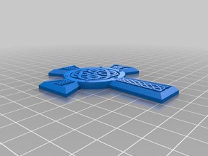 galic cruz 3d impressão 3d print model - Mito3D
