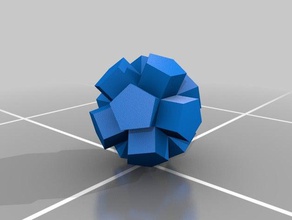spiky dodecaedro 3d la stampa dodecagono interpenetranti 3d print model - Mito3D
