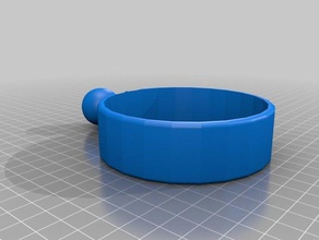 20 la onza yeti estilo vaso de ram mount diluyente partes 3d print model - Mito3D