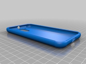 moto g4 plus case arka düz mobil telefon 3d print model - Mito3D