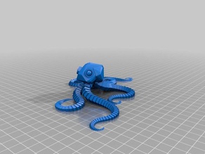 mon personnalisés en plastique reef 2 aléatoire poulpe générateur décor 3d print model - Mito3D