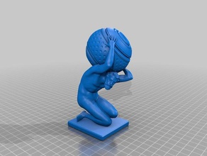 atlas shaderball 3d printing 3d print model - Mito3D