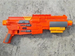 erweiterte Batterie-Abdeckung schiene nerf jyn erso-blaster hobby mod star wars gun 3d print model - Mito3D