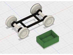 miniature car vehicles fun model rolling simple toy 3d print model - Mito3D