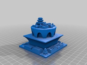 mi personalizados sci fi de la ciudad el generador arte 3d print model - Mito3D