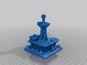 mi personalizados sci fi de la ciudad el generador arte 3d print model - Mito3D