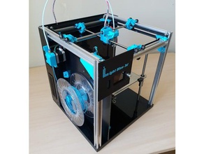 lightblue 3d printer printers enclosed chamber 3d print model - Mito3D