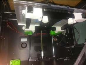 replicator 2 bed carriage 3d printer parts build platform ctc heated hotbed 2x 3d print model - Mito3D