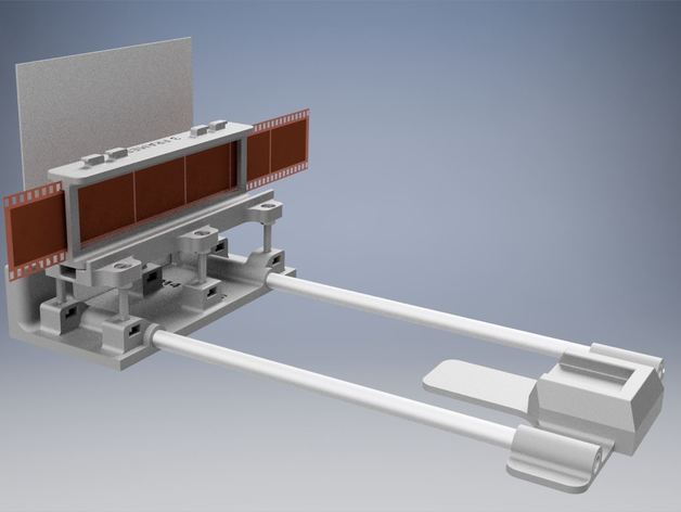 faible coût négatif de 35mm digitalizer la caméra Film 35 mm support film l'analogique analogique photographie scanner cadre photo 3D print model - Mito3D