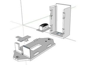 stubby sonoff interruptor de botão pressão caixa eletrônica automação residencial luz 3d print model - Mito3D
