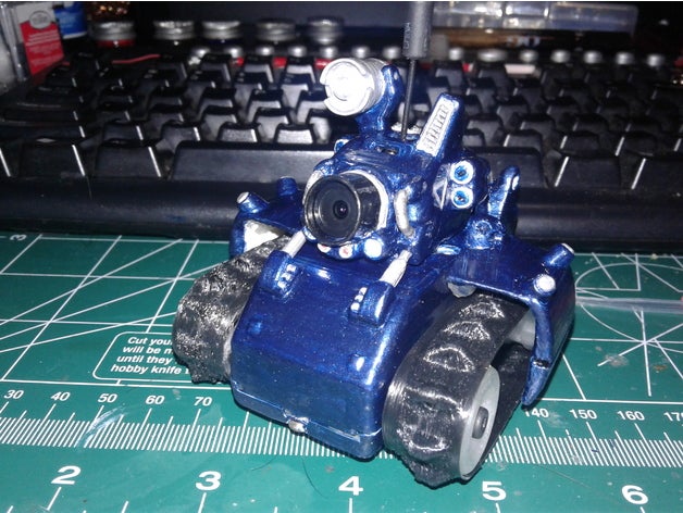 tiny slug fpv rc trak led lights vehicles 3D print model - Mito3D