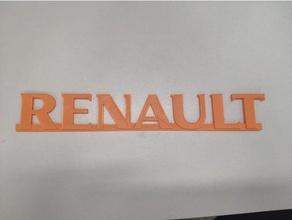 renault logosu araçlar 3d print model - Mito3D