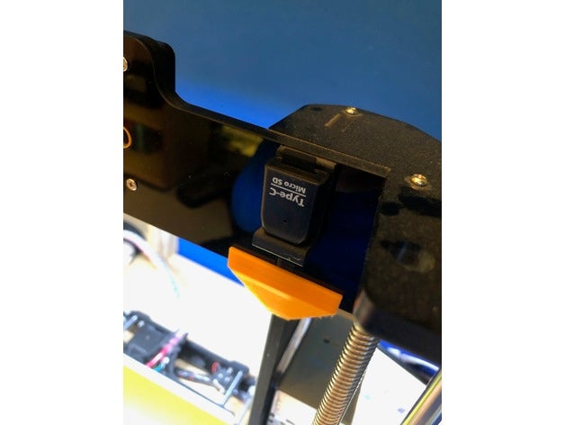 anet a8 usb-sd-adapter-Halter 3d Drucker - Zubehör a8-upgrade sd-Karten-Halter usb-Typ usbc usbc-extender 3D print model - Mito3D