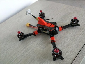 emax hawk5 fin turtle-mode hobby Drohne emax-hawk 5 quadcopter 3d print model - Mito3D