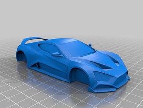 zenvo ts1 veículos hipercarro st1 supercar 3d print model - Mito3D