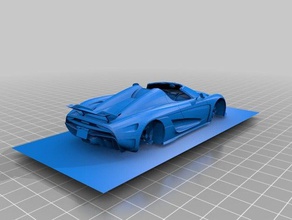 2018 koenigsegg regera i veicoli ibridi hypercar supercar 3d print model - Mito3D