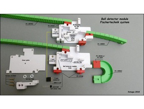 ball-Detektor-Modul 3d drucken fischertechnik fotoopa sensor 3d print model - Mito3D