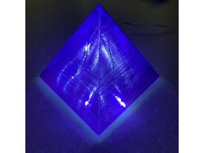color me 3d piramide art astratto scienza forma triangolo 3d print model - Mito3D