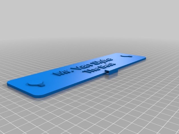 meine angepasste custumizable Namenstag Symbole office 3D print model - Mito3D