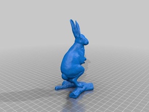 il coniglio 3d stampa 3d print model - Mito3D