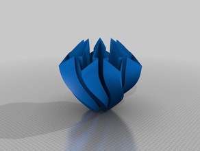 kaos vazo dekor 3d print model - Mito3D